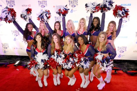 New England Patriots Cheerleaders attend The 27th Annual Party With A Purpose on February 3, 2018 in St Paul, Minnesota.  (Adam Bettcher/Getty Images for Taste Of The NFL)