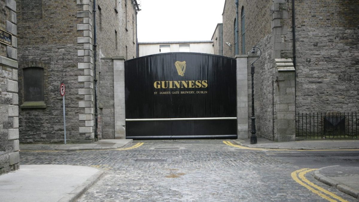 The Guinness Brewery at St. James's Gate, Dublin, Ireland. (Guinness)