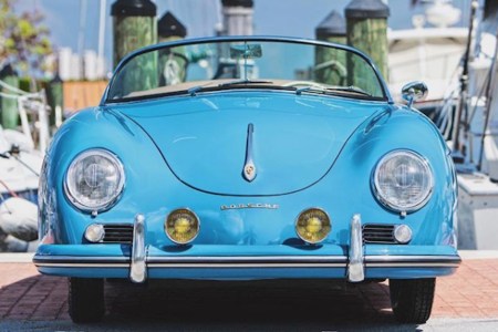 A 1955 Porsche 356 Speedster that will be available on Rally Road. (Rally Road/Instagram.)