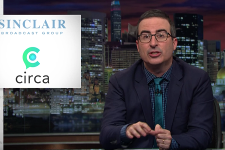 John Oliver criticizes Sinclair Broadcasting on "Last Week Tonight" (YouTube)