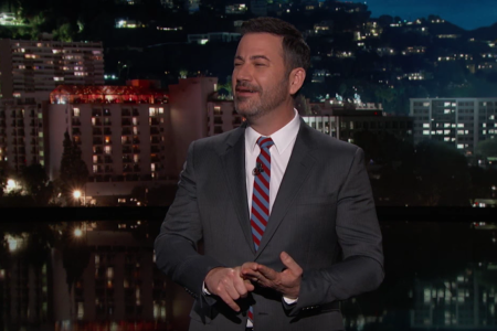 Jimmy Kimmel on his late-night show (YouTube)