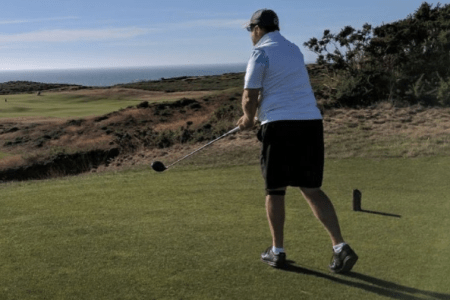Bellevue University men's golf team member Don Byers. (Courtesy of Bellevue University on Instagram)