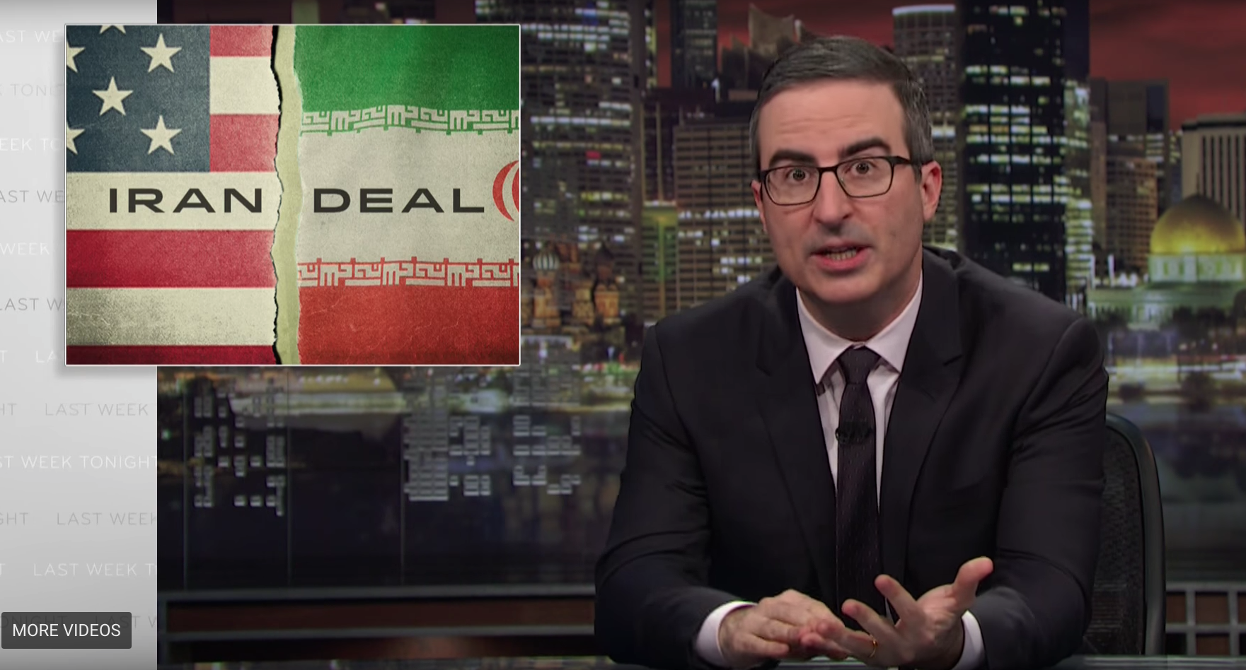 John Oliver talks about the Iran deal on "Last Week Tonight" (YouTube)