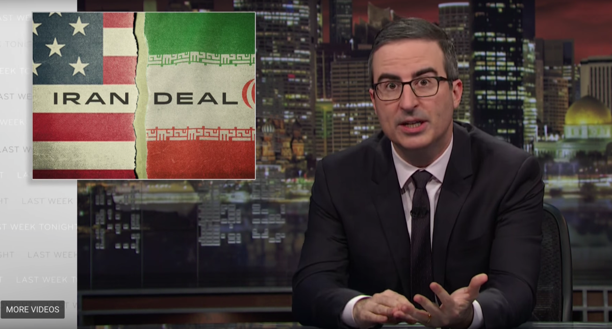 John Oliver talks about the Iran deal on "Last Week Tonight" (YouTube)