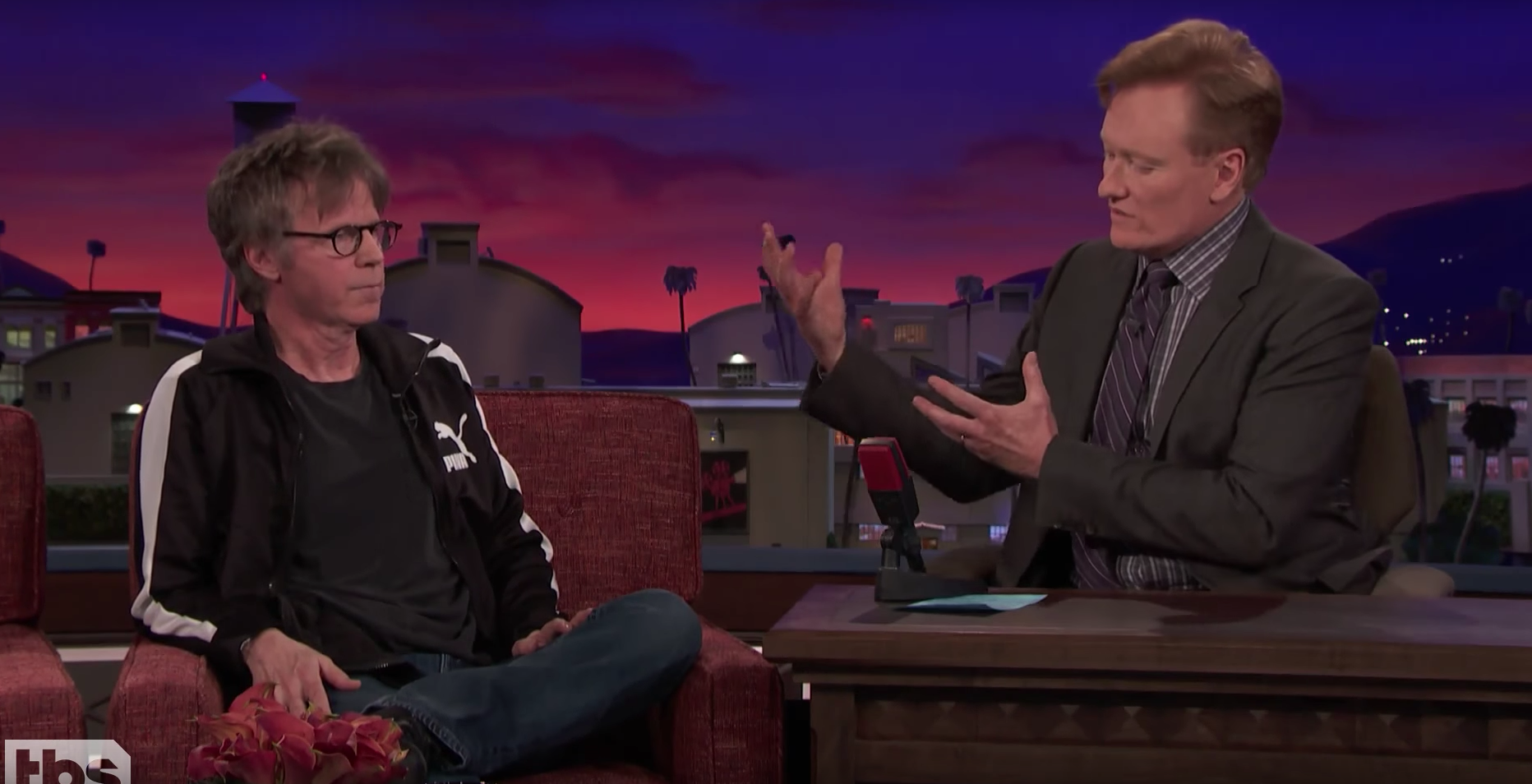 Conan O'Brien and Dana Carvey talk about the Bush family. (TBS/YouTube)