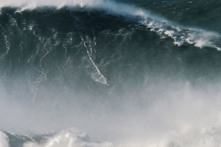 Rodrigo Koxa is now the official World Record holder for the biggest wave ever surfed in history. (Via @wsl/World Surf League on Instagram)
