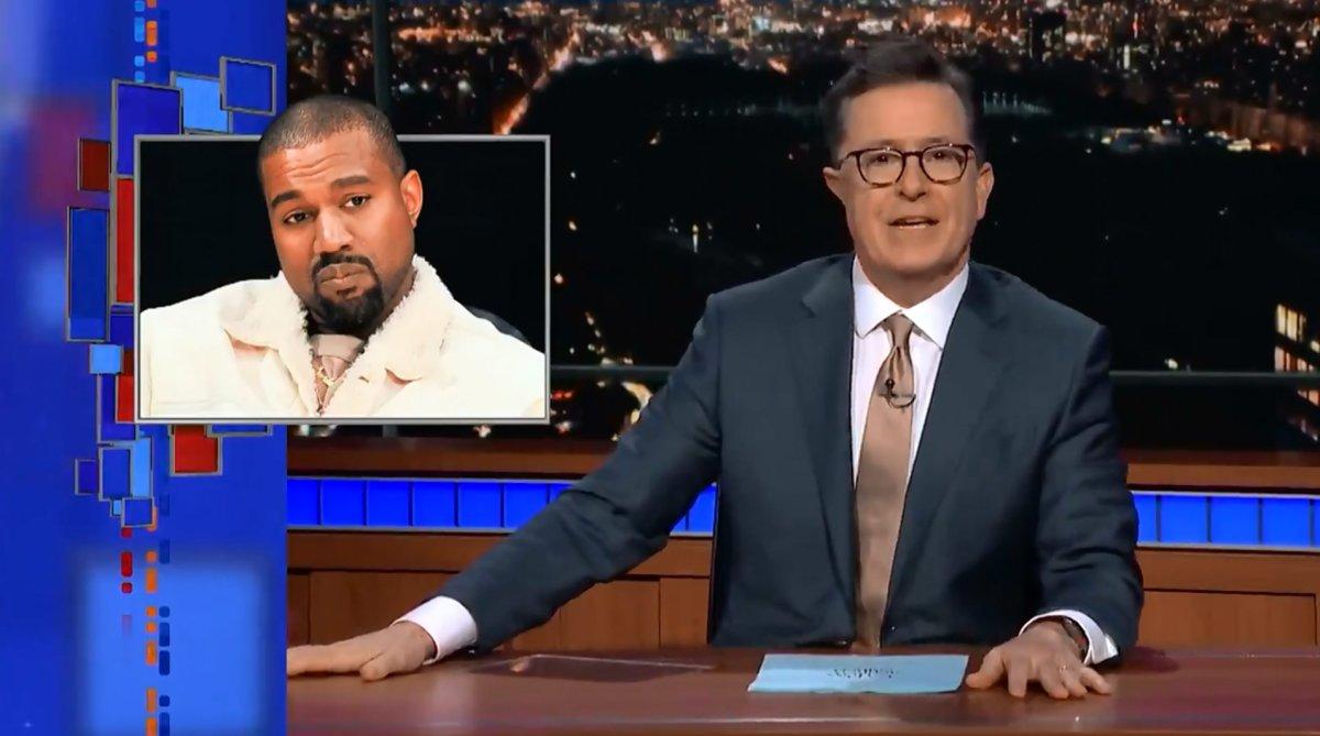 Stephen Colbert on Kanye West (CBS)