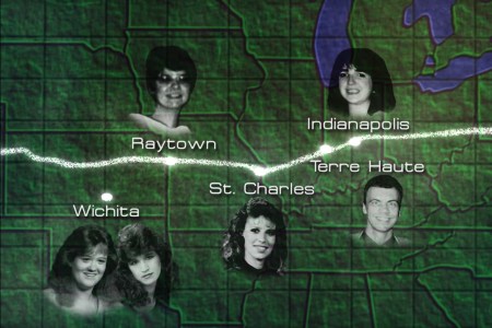 Death map of the I-70 killer. ('Unsolved Mysteries')
