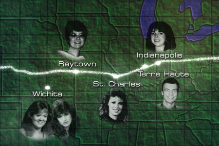 Death map of the I-70 killer. ('Unsolved Mysteries')