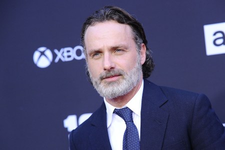 Actor Andrew Lincoln attends the 100th episode celebration off "The Walking Dead" at The Greek Theatre on October 22, 2017 in Los Angeles, California.  (Photo by Jason LaVeris/FilmMagic)