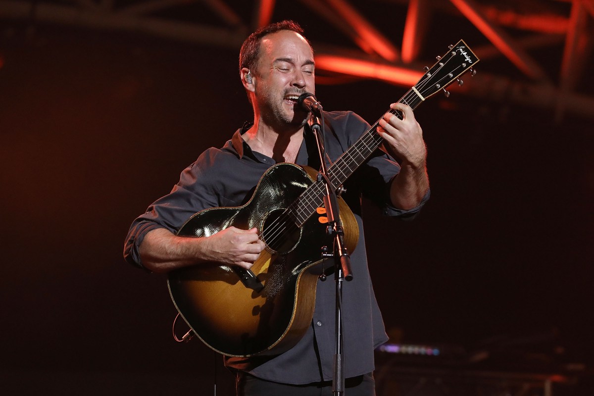 Dave Matthews performs during The Concert for Peace and Justice celebrating the opening of The Legacy Museum at Riverwalk Amphitheater on April 27, 2018 in Montgomery, Alabama.  (Photo by Taylor Hill/Getty Images)