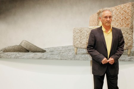 Artist Ed Ruscha attends the Ed Ruscha Paintings Opening Reception at Galleria Gagosian on November 20, 2014 in Rome, Italy.  (Photo by Ernesto Ruscio/Getty Images)