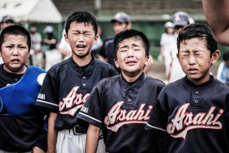 "I followed one Japanese little league baseball team for six years. They are one of hundreds of teams who want to be the best and to be on top one day. They practice hard and give it all they have.  I witnessed their ups and downs, their wide array of emotions in their commitment, will, and determination. They are captured here as seen through my lens" (Getty)