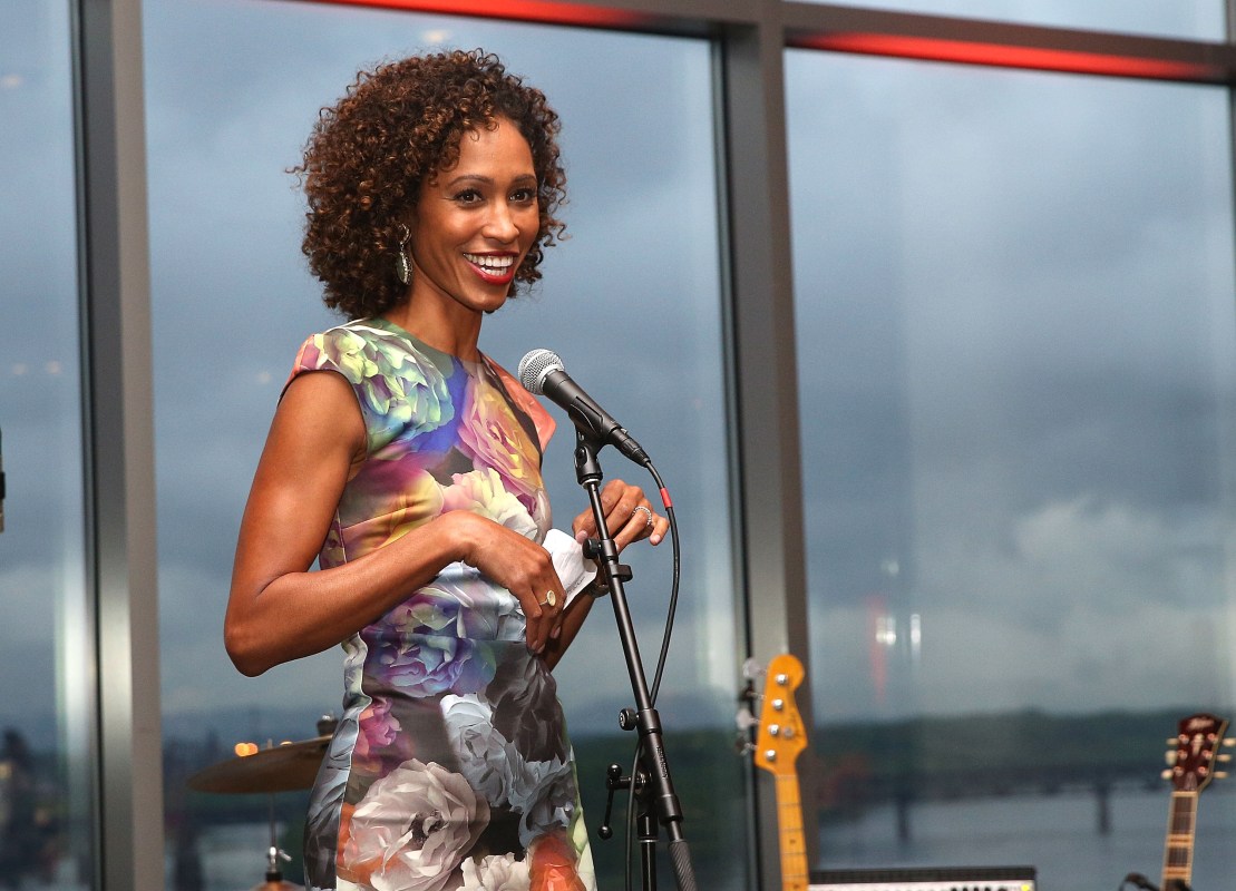 Sage Steele attends Culinary Kickoff At Kentucky Derby at Muhammad Ali Center on May 4, 2017 in Louisville, Kentucky.  (Photo by Robin Marchant/Getty Images for #Culinary Kickoff)