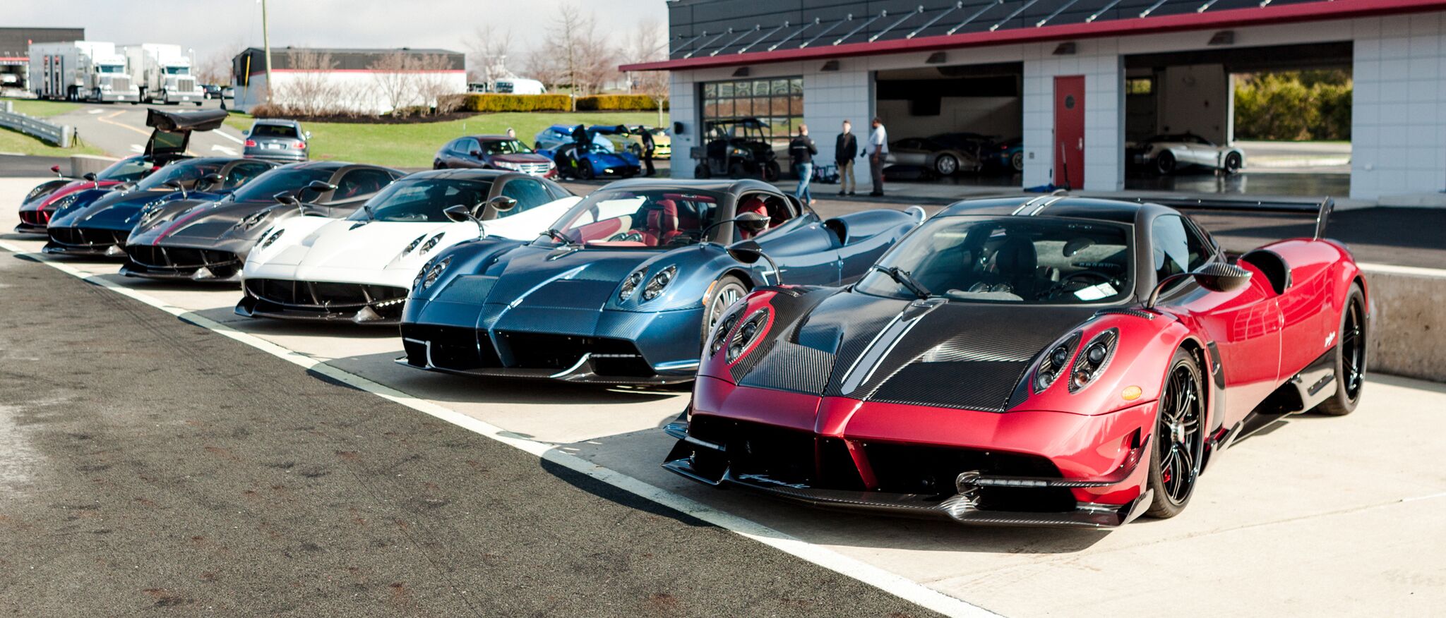 A set of Pagani Huayras (Putnam Leasing)