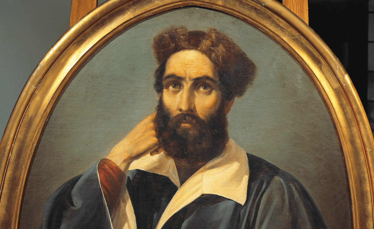 Portrait of Marco Polo (Venice, 1254-1324) by Annibale Strata. (Photo by DeAgostini/Getty Images)