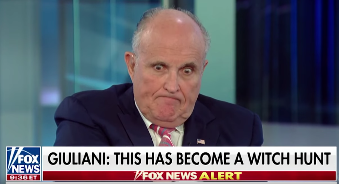 Rudy Giuliani on Fox News' Hannity. (YouTube)