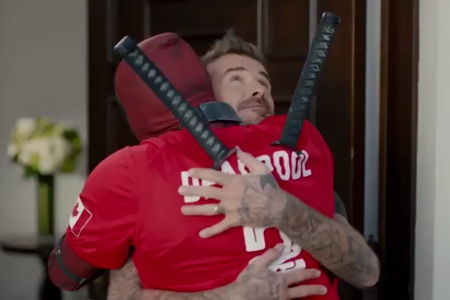 Deadpool visited David Beckham to apologize. (Marvel) 
