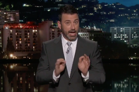 Jimmy Kimmel delivers his monologue on Tuesday, May 22, 2018 (ABC)
