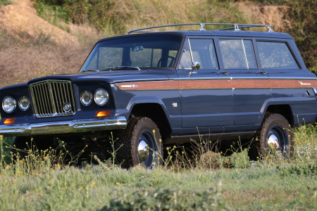 A 1965 Kaiser Jeep Wagoneer that was revamped by ICON 4x4 for a customer who wanted the ultimate family beach machine. (ICON 4x4) 