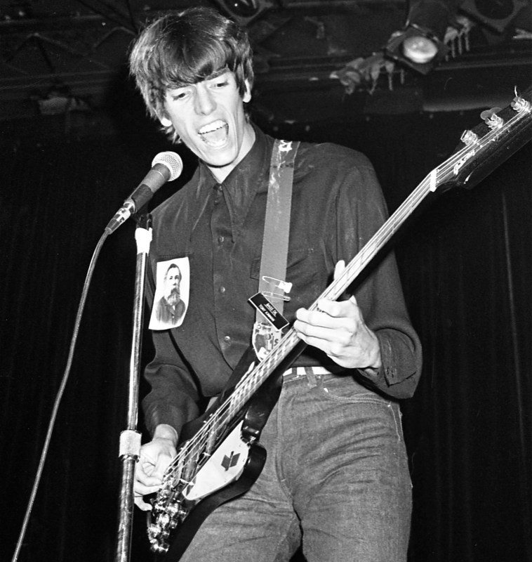 Tony Kinman of The Dils performs on stage in Los Angeles, California, United States circa 1979. (Donna Santisi/Redferns)
