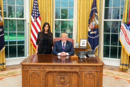President Trump and Kim Kardashian West (White House photo)