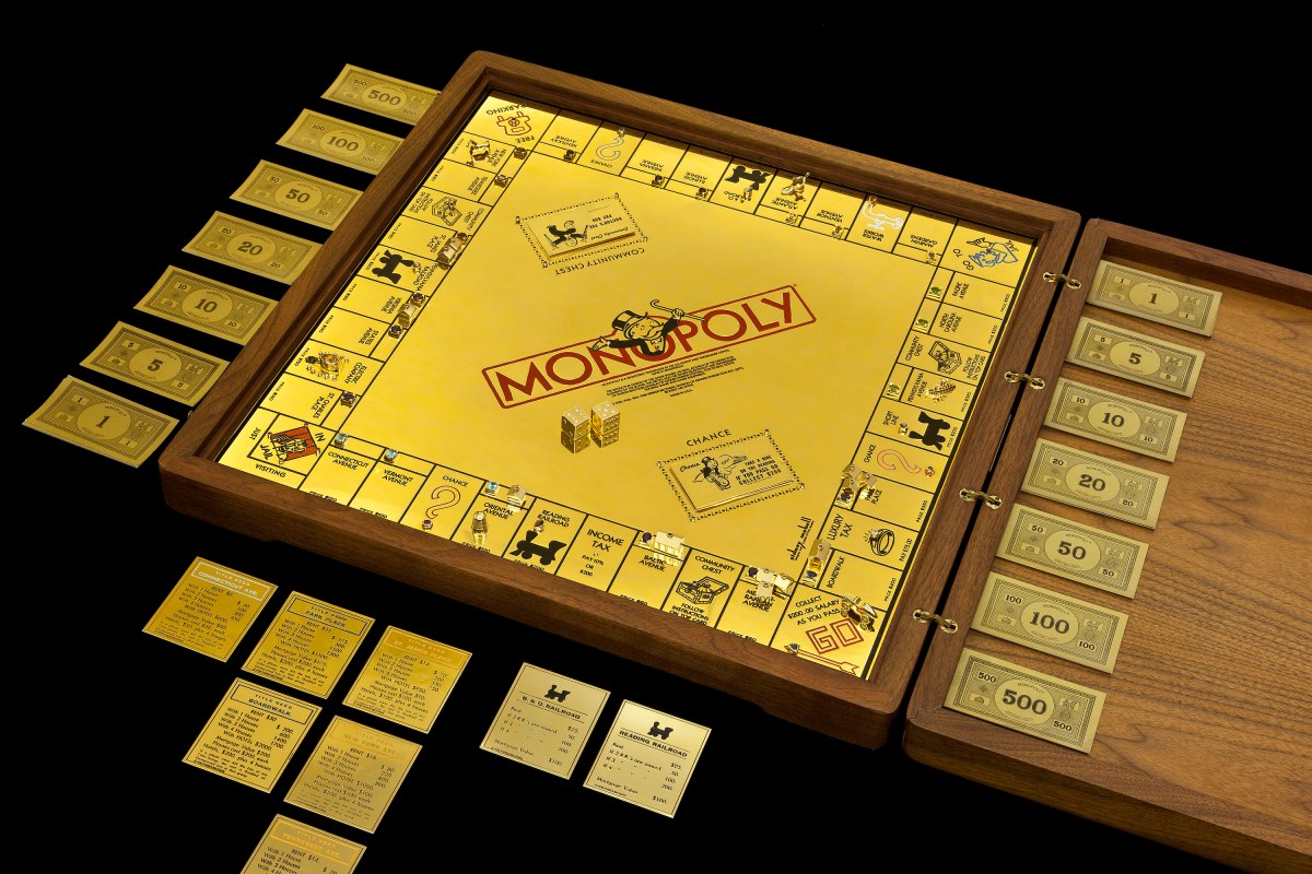 Sidney Mobell Monopoly Set worth $2 million. (Museum of American Finance/Flickr)