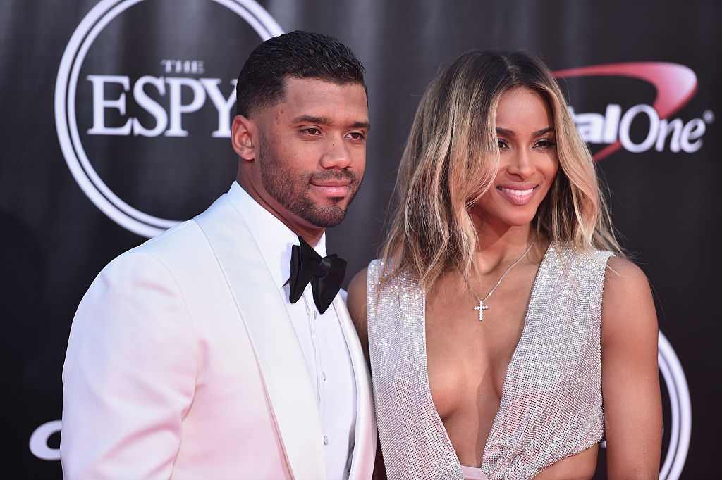 Football player Russell Wilson and recording artist Ciara attend the 2016 ESPYS at Microsoft Theater on July 13, 2016 in Los Angeles, California. (Photo by Alberto E. Rodriguez/Getty Images)Angeles, California.)