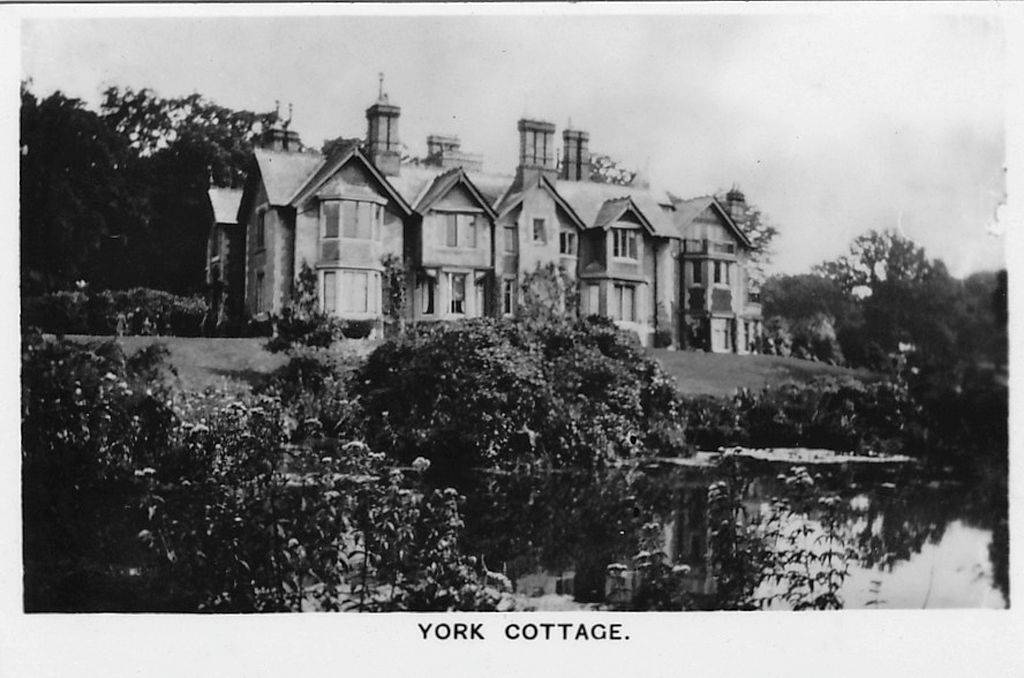 York Cottage, Sandringham, Norfolk, 1937. This was built by King Edward VII and was the birthplace of King George VI. Card No 47 of 48 from Coronation Souvenir cigarette cards produced for Tournament Cigarettes. [RJ Lea Ltd, Manchester, 1937] (Photo by The Print Collector/Getty Images)
