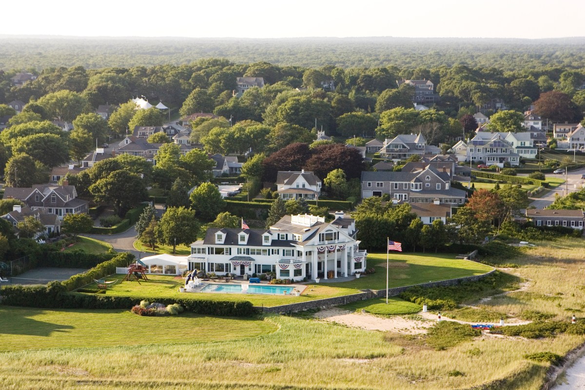 An aerial view of the Kennedy Compound on July 25, 2008 in Hyannisport, Massachusetts.  (Photo by Tim Gray/Getty Images)