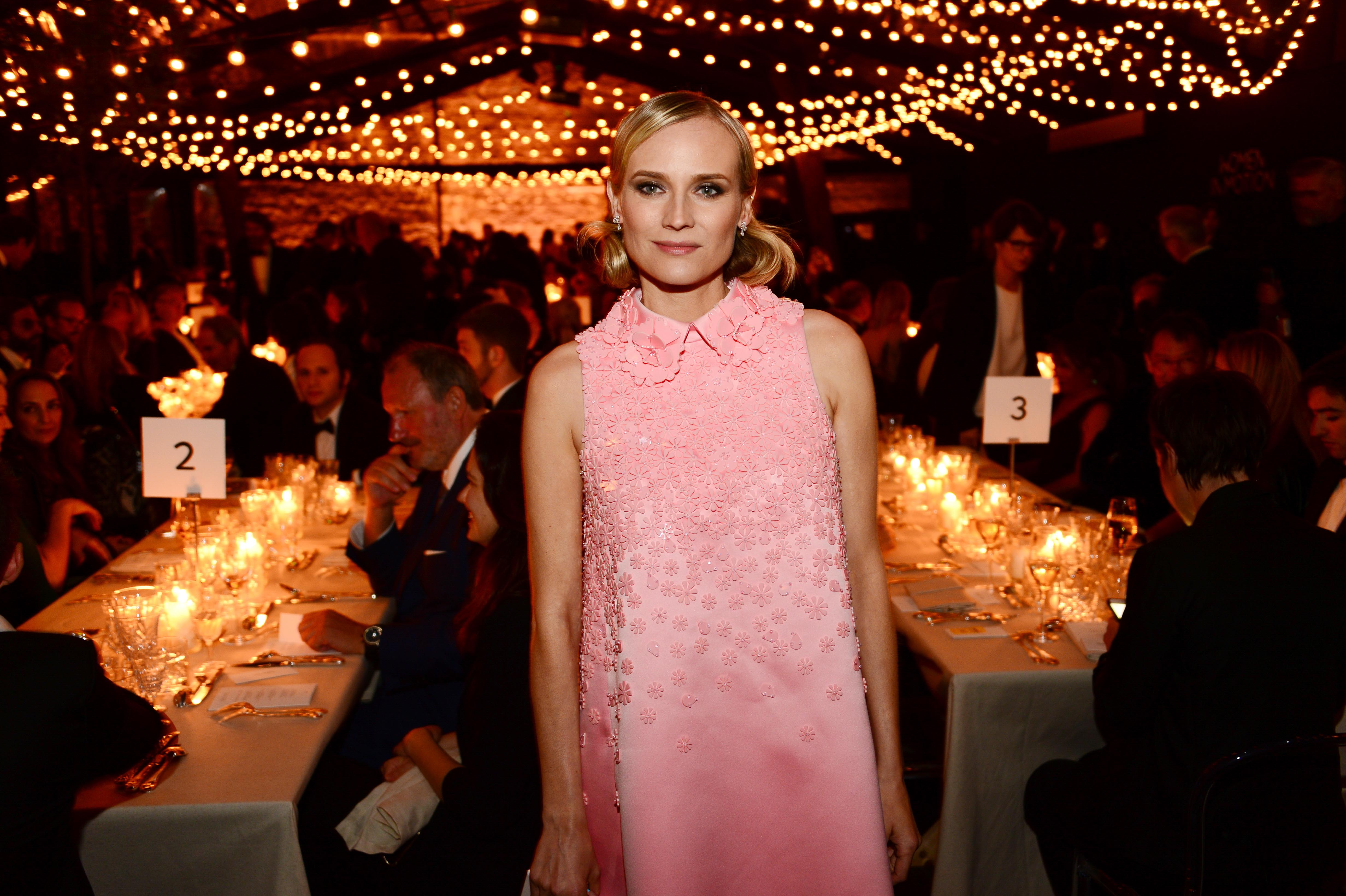 Actress Diane Kruger attends the Women in Motion Awards Dinner, presented by Kering and the 71th Cannes Film Festival at the Place de la Castre on May 13, 2018 in Cannes, France. (Anthony Ghnassia/Getty Images for Kering)