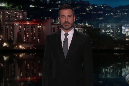 Kimmel tells viewers not to give Trump credit "for putting out his own fires." (ABC)