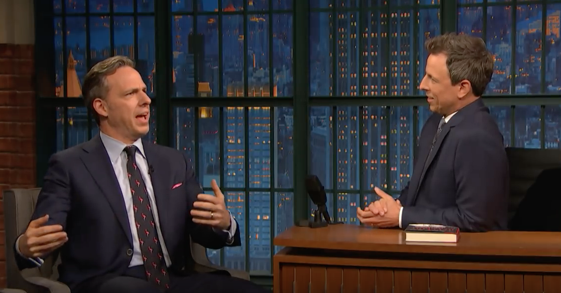 Jake Tapper and Seth Meyers discuss Bill Clinton's bungling of 'Me Too' questions (Late Night with Seth Meyers)