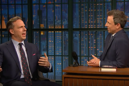 Jake Tapper and Seth Meyers discuss Bill Clinton's bungling of 'Me Too' questions (Late Night with Seth Meyers)