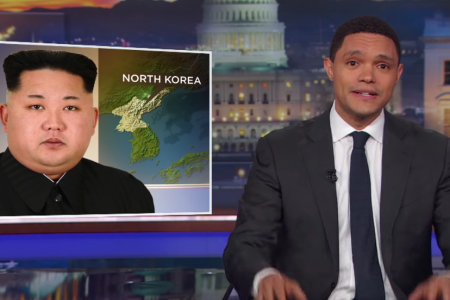 Trevor Noah talks Kim Jong-un and Trump meeting on The Daily Show (Comedy Central)