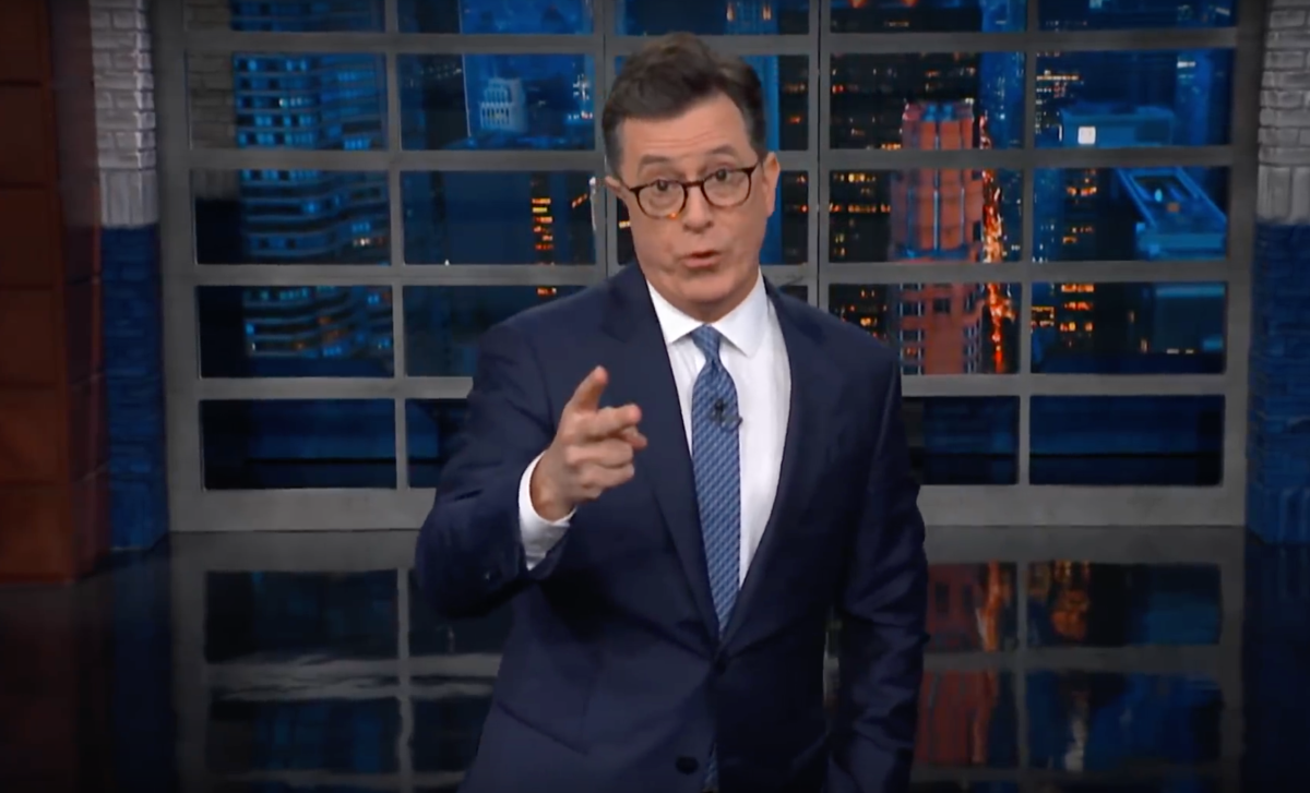 Stephen Colbert slams Sarah Huckabee Sanders for dodging questions about Trump's controversial migrant policy (YouTube)