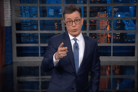 Stephen Colbert slams Sarah Huckabee Sanders for dodging questions about Trump's controversial migrant policy (YouTube)