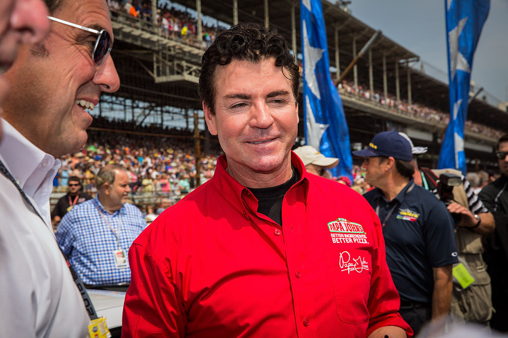 Papa John's founder and CEO John Schnatter attends the Indy 500 on May 23, 2015 in Indianapolis, Indiana. (Photo by Michael Hickey/Getty Images)