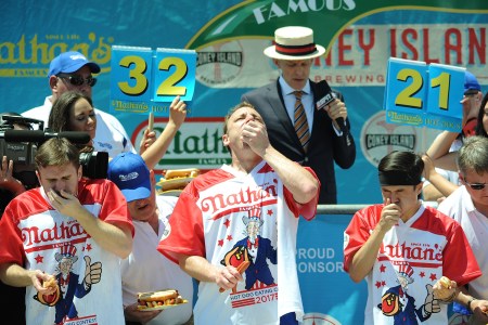 hot dog eating contest