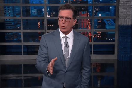 Colbert criticizing President Trump for his meeting with Russian President Vladimir Putin (YouTube/CBS)