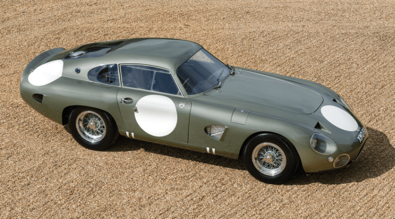 The 1963 Aston Martin DP215 Grand Touring Competition Prototype which RM Sotheby's will auction at Monterey 2018. (Tim Scott ©2018 Courtesy of RM Sotheby's)