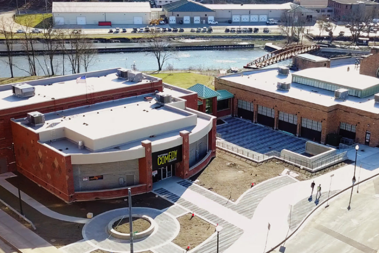 The National Comedy Center in Jamestown, NY, will open on August 1. (National Comedy Center)