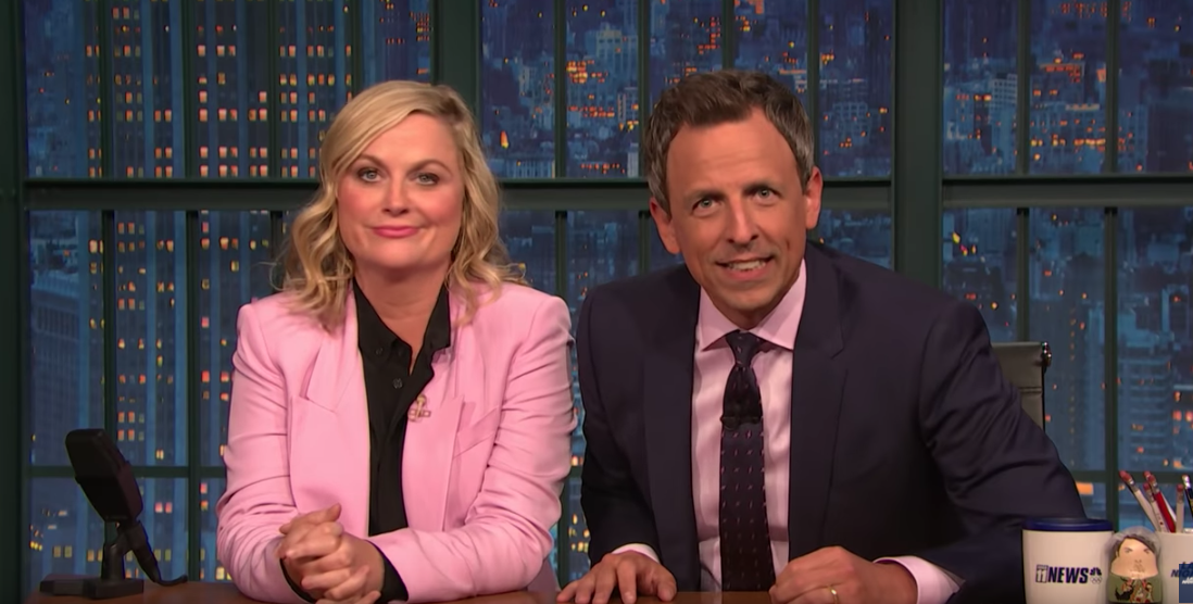 Seth Meyers and Amy Poehler slam James Comey for his warning to Dems (Late Night with Seth Meyers) 