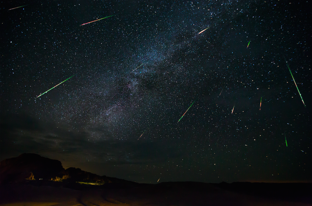 Perseid meteor shower over Big Bend National Park, Texas. (Photo credit: Jason Weingart / Barcroft Images / Barcroft Media via Getty Images)