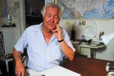 William Clark Styron And His Wife Rose At Home On July 1995  (Photo by Frederic REGLAIN/Gamma-Rapho via Getty Images)