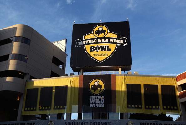 TEMPE, AZ - DECEMBER 29:  General outside of Sun Devil Stadium before the Buffalo Wild Wings Bowl between the TCU Horned Frogs and the Michigan State Spartans on December 29, 2012 in Tempe, Arizona.  (Photo by Christian Petersen/Getty Images)