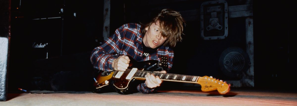 Sonic Youth's Thurston Moore in an undated photo from the '80s. (Photo by © Gary Malerba/CORBIS/Corbis via Getty Images)