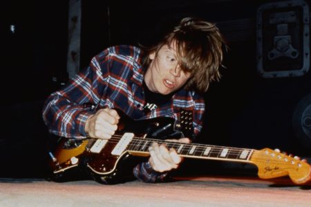 Sonic Youth's Thurston Moore in an undated photo from the '80s. (Photo by © Gary Malerba/CORBIS/Corbis via Getty Images)