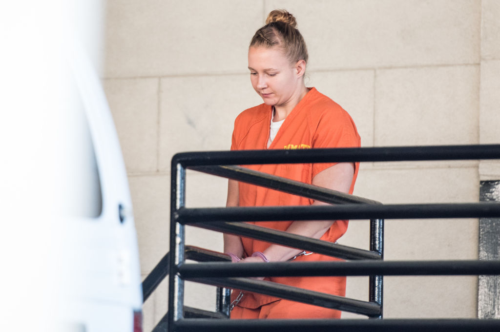 AUGUSTA, GA - JUNE 8: Reality Winner exits the Augusta Courthouse June 8, 2017 in Augusta, Georgia. Winner is an intelligence industry contractor accused of leaking National Security Agency (NSA) documents. (Photo by Sean Rayford/Getty Images)
