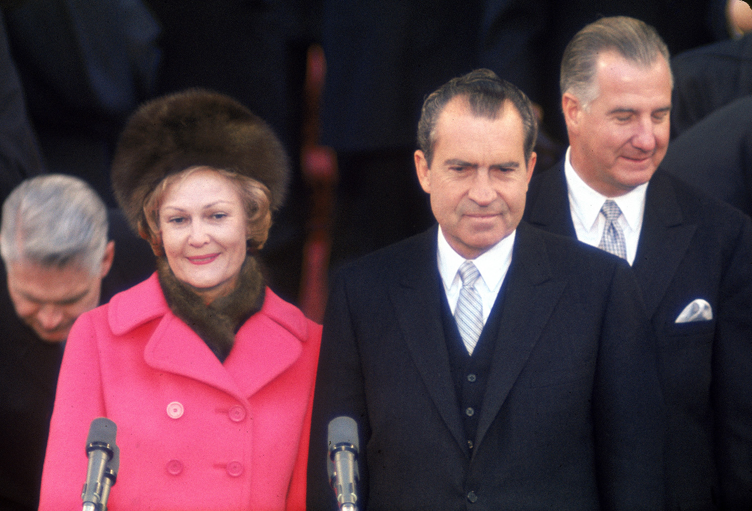 New First Lady Patricia Nixon with her husband, President Richard M. Nixon at his Inauguration. (Henry Groskinsky/The LIFE Picture Collection/Getty Images)